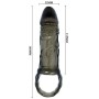 BAILE FUNDA EXTENSORA PENE CON STRAP PARA TESTICULOS 11.5 CM por sólo 11,12 €
