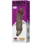 BAILE FUNDA EXTENSORA PENE CON VIBRACION Y STRAP PARA TESTICULOS 13.5 CM por sólo 15,12 €