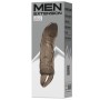 BAILE FUNDA EXTENSORA PENE negra CON STRAP PARA TESTICULOS 13.5 CM