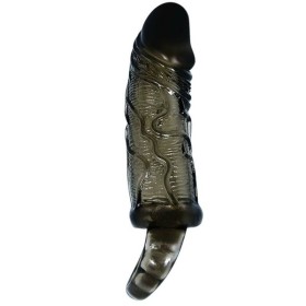 BAILE FUNDA EXTENSORA PENE CON STRAP PARA TESTICULOS 13.5 CM por sólo 11,12 €