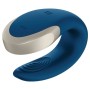 SATISFYER DOUBLE LOVE VIBRADOR PAREJAS LUXURY AZUL por sólo 55,96 €