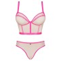 OBSESSIVE - NUDELIA SET DOS PIEZAS ROSA S/M por sólo 35,11 €