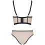 OBSESSIVE - NUDELIA SET DOS PIEZAS NUDE S/M