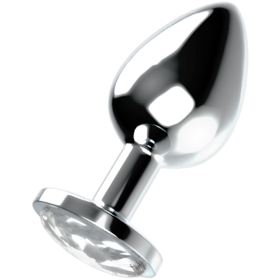 PLUG ANAL CON CRISTAL BLANCO L por sólo 11,96 €