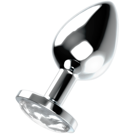 PLUG ANAL CON CRISTAL BLANCO L por sólo 11,96 €