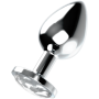 PLUG ANAL CON CRISTAL BLANCO L por sólo 11,96 €
