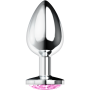 PLUG ANAL CON CRISTAL ROSA S