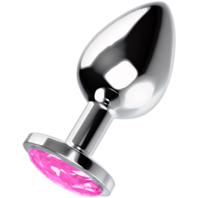 PLUG ANAL CON CRISTAL ROSA L por sólo 11,96 €