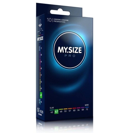 MY SIZE PRO PRESERVATIVOS 47 MM 10 UNIDADES por sólo 7,96 €