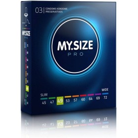 MY SIZE PRO PRESERVATIVOS 49 MM 3 UNIDADES por sólo 3,16 €
