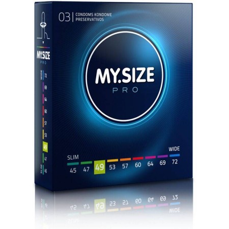 MY SIZE PRO PRESERVATIVOS 49 MM 3 UNIDADES por sólo 3,16 €