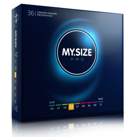 MY SIZE PRO PRESERVATIVOS 53 MM 36 UNIDADES por sólo 19,96 €