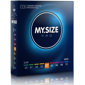 MY SIZE PRO PRESERVATIVOS 57 MM 3 UNIDADES por sólo 3,16 €