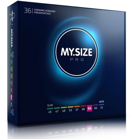 MY SIZE PRO PRESERVATIVOS 64 MM 36 UNIDADES por sólo 19,96 €