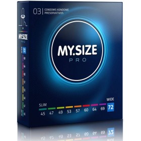 MY SIZE PRO PRESERVATIVOS 72 MM 3 UNIDADES por sólo 3,16 €