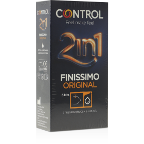 CONTROL DUO FINISIMO + LUBRICANTE 6 UNIDADES por sólo 5,56 €