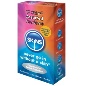 SKINS PRESERVATIVOS NATURAL + FINO + PUNTOS & ESTRIAS 12 UDS por sólo 6,00 €