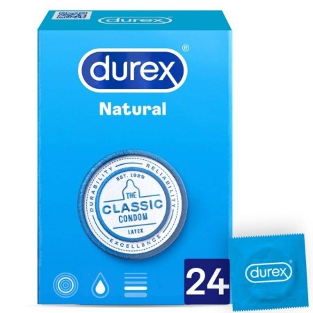 DUREX NATURAL PLUS 24 UNIDADES