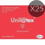UNILATEX PRESERVATIVOS ROJOS/FRESA 144 UDS X 25 UDS por sólo 650,00 €