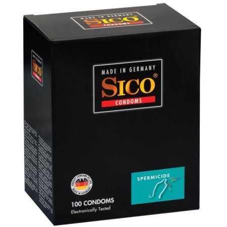 SICO CONDOMS PRESERVATIVOS CON ESPERMICIDA 100 UNIDADES