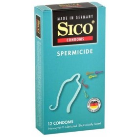 SICO CONDOMS PRESERVATIVOS CON ESPERMICIDA 12 UNIDADES por sólo 13,59 €
