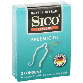 SICO CONDOMS PRESERVATIVOS CON ESPERMICIDA 3 UNIDADES por sólo 4,79 €