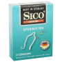 SICO CONDOMS PRESERVATIVOS CON ESPERMICIDA 3 UNIDADES por sólo 4,79 €