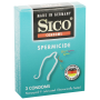 SICO CONDOMS PRESERVATIVOS CON ESPERMICIDA 3 UNIDADES