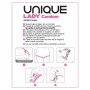 UNIQUE CONDOM FEMENINO CON LIGUERO SIN LATEX  3UDS por sólo 10,36 €