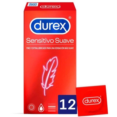 DUREX SENSITIVO SUAVE 12 UDS