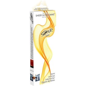 SHEER GLYDER DAMS LAMINAS LATEX SEXO ORAL COLA por sólo 6,32 €