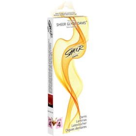 SHEER GLYDER DAMS LAMINAS LATEX SEXO ORAL FRESA por sólo 6,32 €