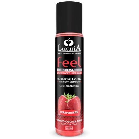 LUXURIA FEEL LUBRICANTE BASE AGUA FRESA 60 ML por sólo 7,12 €