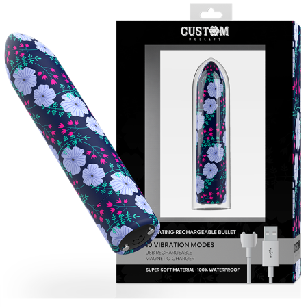CUSTOM BULLETS BALA RECARGABLE SPRING 10 INTENSIDADES por sólo 23,96 €