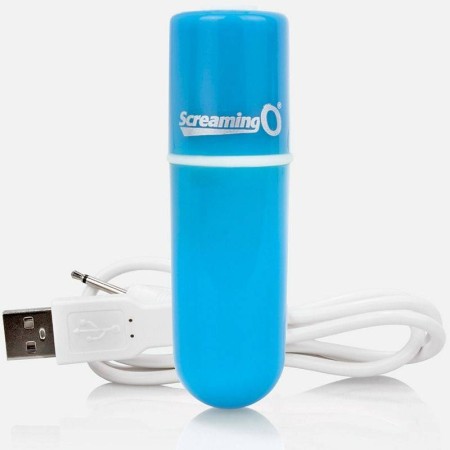 SCREAMING O BALA VIBRADORA RECARGABLE VOOOM AZUL por sólo 30,55 €