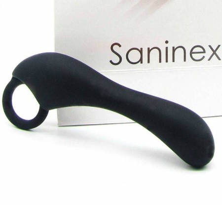 SANINEX ESTIMULADOR DUPLEX ORGASMIC ANAL SEX UNISEX NEGRO