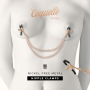 COQUETTE FANTASY PINZAS METALICAS PEZONES CON CADENA