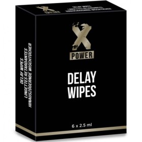 XPOWER DELAY WIPES TOALLITAS RETARDANTES 6 UNIDADES por sólo 10,40 €