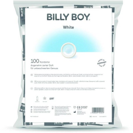 BILLYBOY BOLSA PRESERVATIVOS BLANCOS 100 UNIDADES