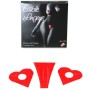 SECRETPLAY TANGA Y CUBRE PEZONES COMESTIBLES FRESA