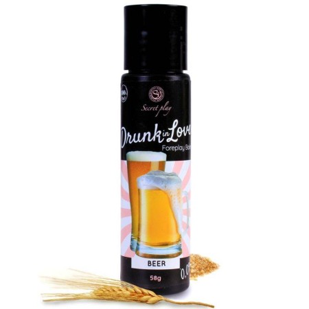 SECRETPLAY LUBRICANTE DRUN IN LOVE CERVEZA 60 ML por sólo 9,56 €
