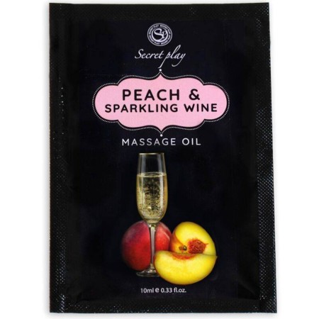 SECRETPLAY MONODOSIS ACEITE MASAJE MELOCOT”N Y CAVA 10 ML por sólo 2,40 €