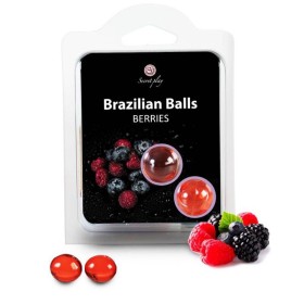 SECRETPLAY BRAZILIAN BALLS FRUTAS DEL BOSQUE SET 2 BOLAS por sólo 4,76 €