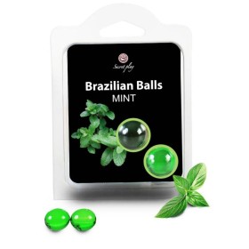 SECRETPLAY BRAZILIAN BALLS  MENTA SET  2 BOLAS por sólo 4,76 €