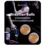 SECRETPLAY SET 2 BRAZILIAN BALLS FRESAS CON CAVA por sólo 4,76 €