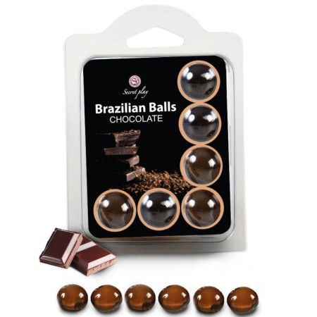 SECRETPLAY SET 6 BRAZILIANS BALLS CHOCOLATE por sólo 10,40 €