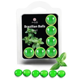 SECRETPLAY SET 6 BRAZILIANS BALLS MENTA por sólo 10,40 €