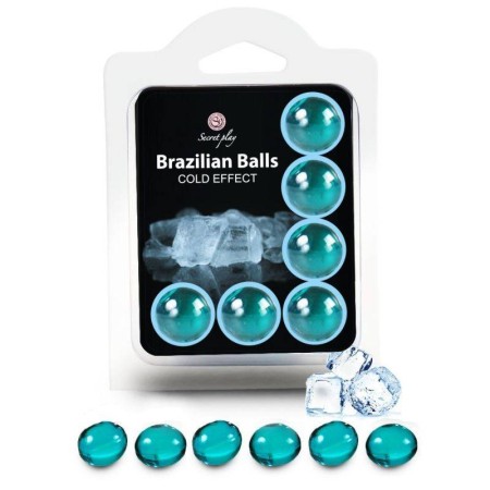 SECRETPLAY SET 6 BRAZILIAN BALLS EFECTO FRIO por sólo 14,80 €