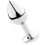SECRETPLAY PLUG ANAL ALUMINIO  TRANSPARENTE 7CM por sólo 11,16 €