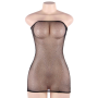 QUEEN LINGERIE VESTIDO CUERPO DE RED CON BRILLANTES S-L por sólo 18,36 €